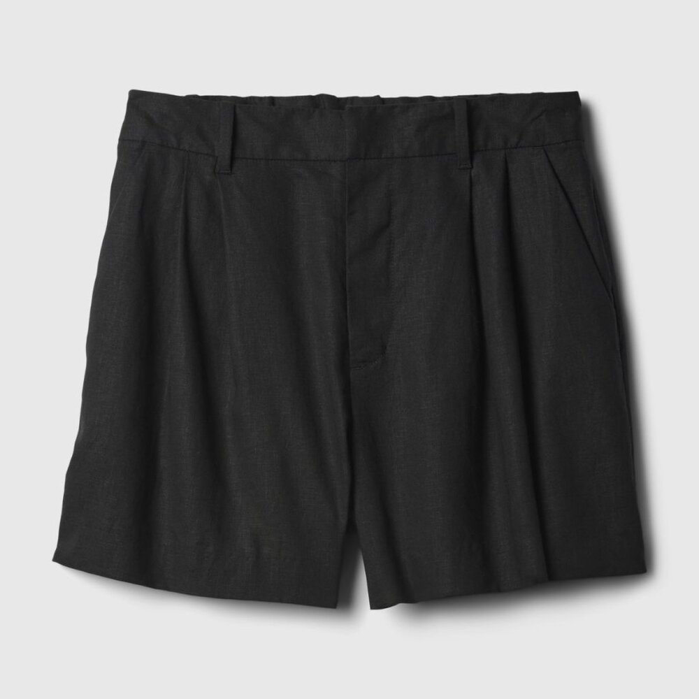 Old Navy Extra High-Waisted Linen-Blend Taylor Shorts Medium